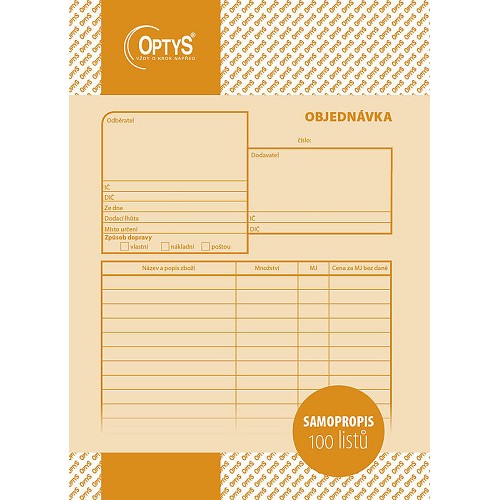 1282 - Objednávka A5, 100 l., NCR