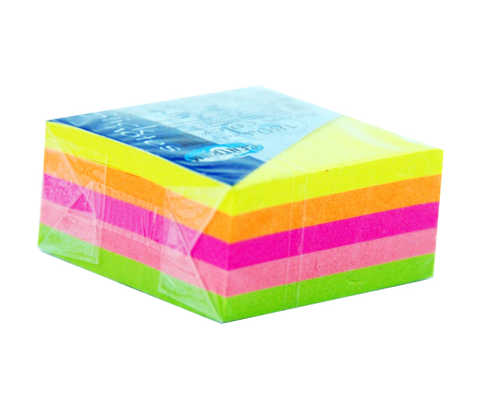 Bloček samolepící kostka STICK UP 38x38mm 4x100l NEON DELI EA03303
