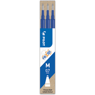 Pilot, Náplň do Rollerů FriXion Ball, 0.7, (M) střední, 3 ks, (M) střední, modrá