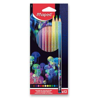 Pastelky Maped Deepsea Paradise - 12 barev