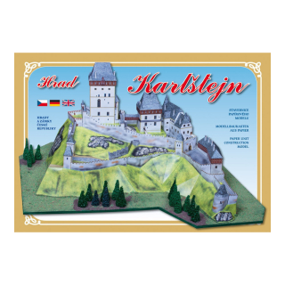 Papírová stavebnice Hrad Karlštejn
