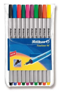 Fineliner Pelikan - 10 barev